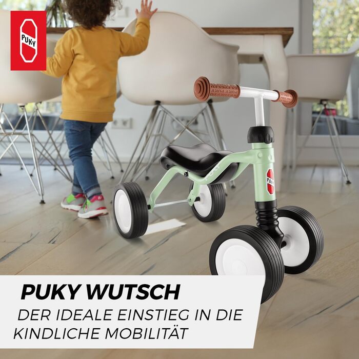 Безпечний розсувний транспортний засіб Для малюків від 1,5 років З поворотною віссю Безпечні ручки на кермі Всередині та зовні Кол