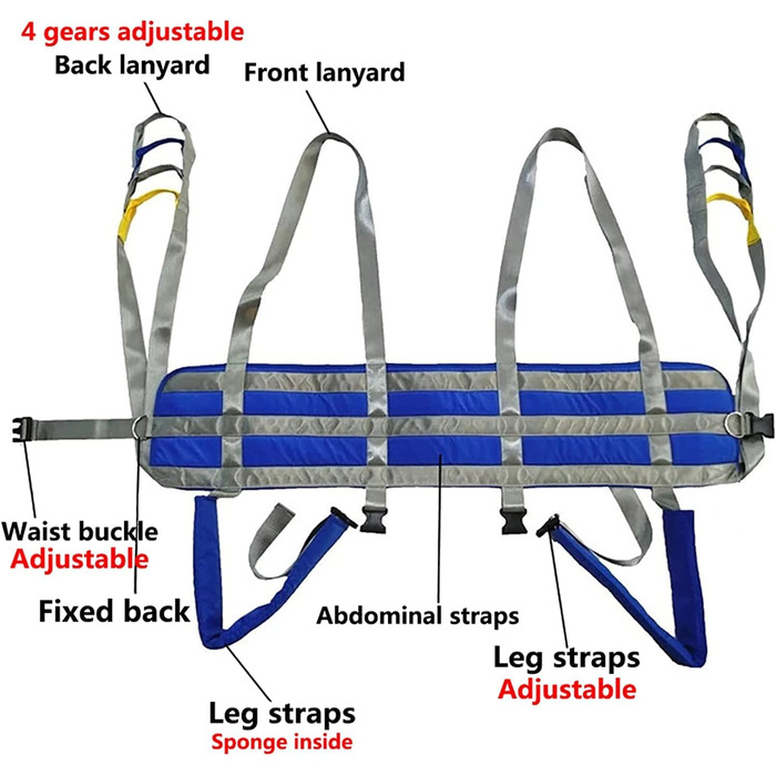 Слінг для ходьби для пацієнтів з обмеженими можливостями, реабілітація, тренування ходи, підйомник, слінг для ходьби, пояс для поперекового відділу хребта, пояс для ходьби з підтримкою пацієнта