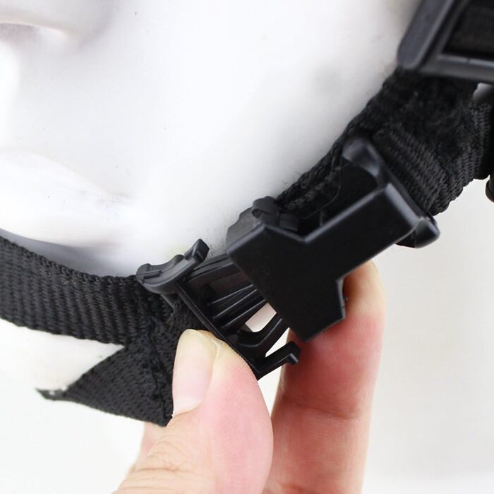 Розширена версія Тактичний швидкий піжамний шолом з маскою ABS Molle Військовий страйкбол Пейнтбол Чорний