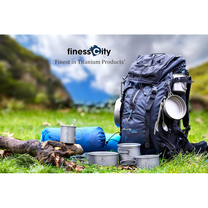 Титанова ложка-виделка з відкривачкою для пляшок, надзвичайно міцна, надлегка (Ti), здорова та екологічна ложка, виделка та відкривачка для пляшок для подорожей/кемпінгу в тканинній сумці, яку легко зберігати, Silver Spork 2 Unit