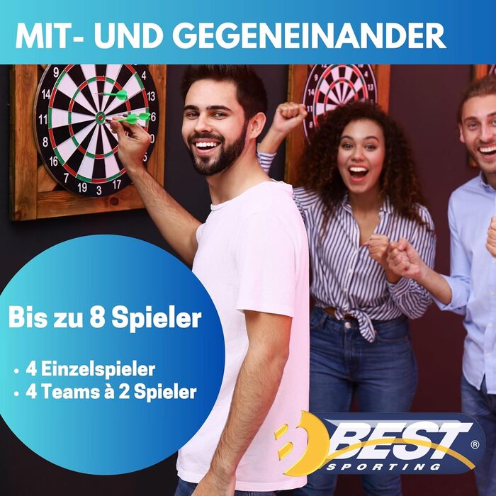 Найкращий спортивний електронний дартс Cambridge зі світлодіодним підсвічуванням цифр, автомат для дартсу з 6 дротиками, мішень для дартсу з блоком живлення, різнокольоровий, M, 2307449 Одинарний