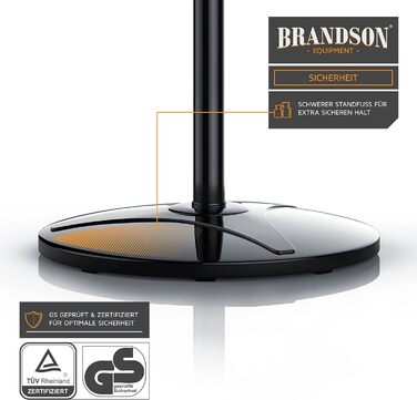 П'єдестальний вентилятор з пультом дистанційного керування П'єдестальний вентилятор - Регульована по висоті підставка - Регульован