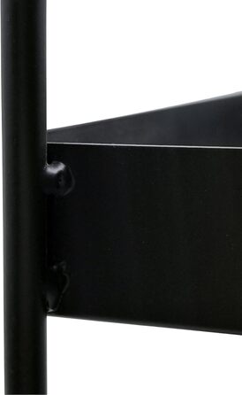 Стійка для спецій Relaxdays, 3 яруси, компактна, кухонний органайзер, висота та ширина 44 x 26 x 18 см, органайзер для ванної кімнати, металева, чорна