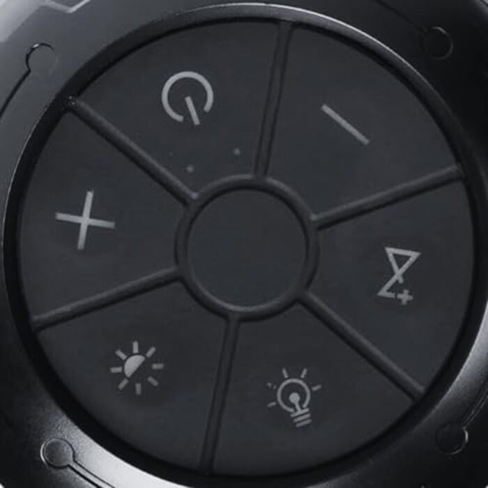 Вулична Bluetooth-колонка з підсвічуванням та зовнішнім акумулятором - 20 Вт, SD-карта, AUX-IN - акумулятор 10000 мАг - світлодіодний кемпінговий ліхтар з Bluetooth-колонкою - світлодіод з регульованою яскравістю, 2300 люкс - всепогодний, 300 -