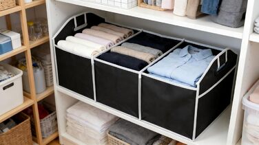 Органайзер для багажника, складаний контейнер для зберігання з 3 відділеннями, великої місткості, портативна сумка для багажника