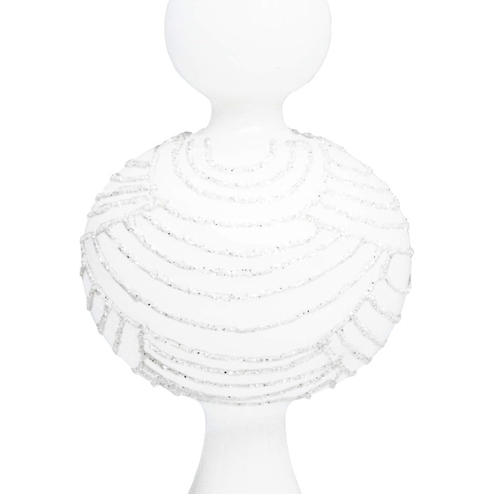 Скляна новорічна прикраса для ялинки SIKORA