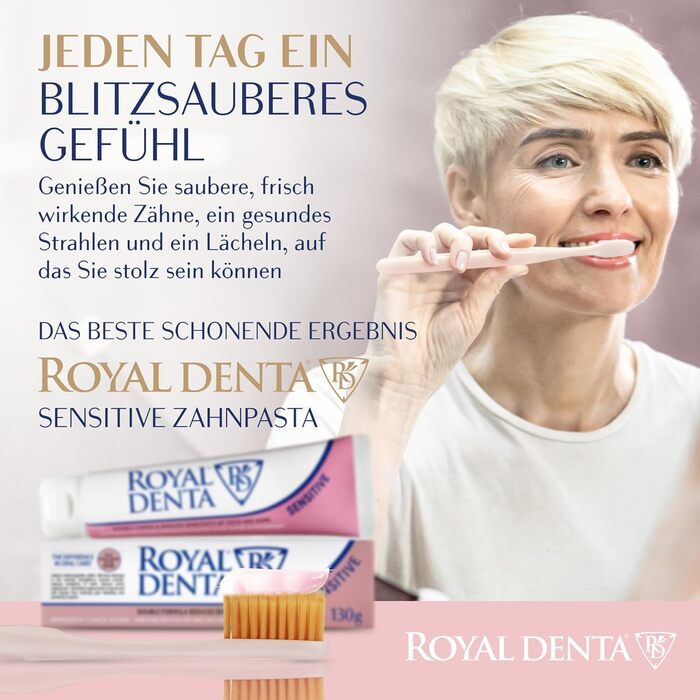 Зубна щітка Royal Denta Gold Super Soft 4 шт. и, екстра м'яка для чутливих зубів і ясен, щетина подвійної довжини для чищення міжзубних проміжків