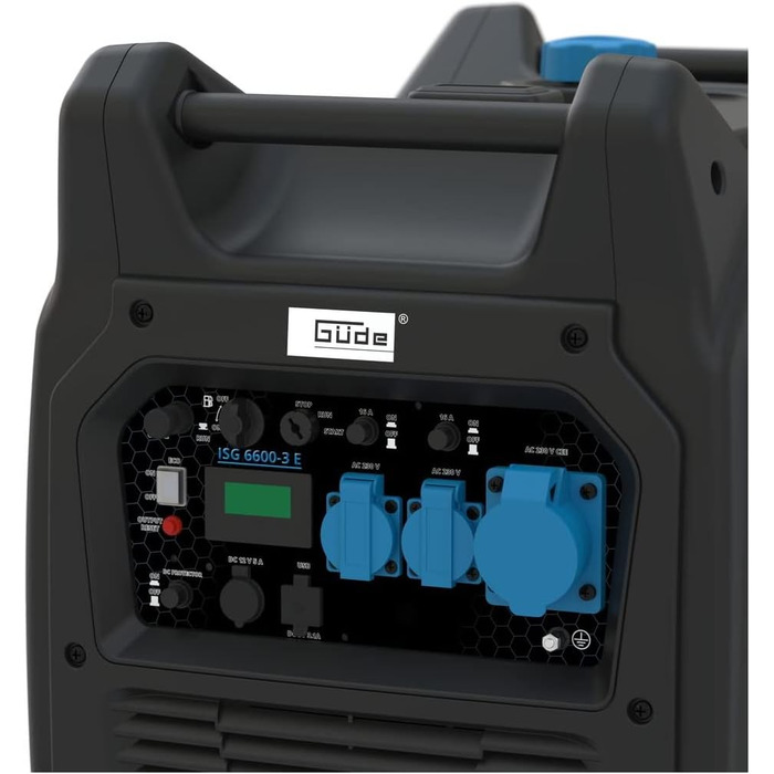 Інверторний генератор Gde ISG 6600-3 E Аварійний генератор живлення Генератор 230 В