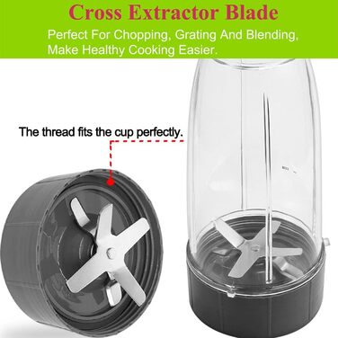 Змінне лезо соковижималки для оригінального електричного блендера Nutribullet 600 Вт/Pro 900 Вт Блендер для смузі, запасні частини Nutribullet ука
