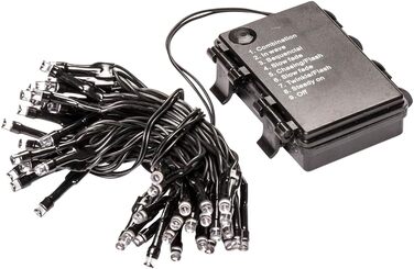 Ідеї з серцевими світлодіодними казковими вогнями теплий білий всередині та зовні 8 різних режимів освітлення вкл. таймер (48 світ