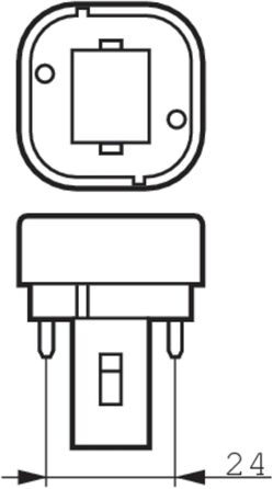 Енергозберігаюча лампа 150 мм, 10 шт., Philips MASTER PL-C 18W/840 G24d-2 2PIN (2-pin) Cold White 4000K
