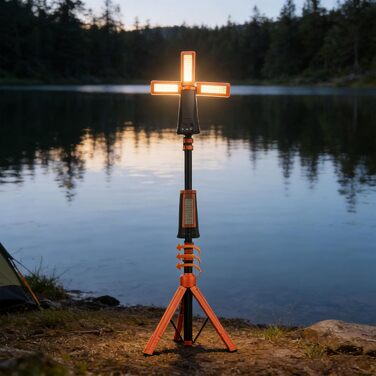 Легкі телескопічні складні ліхтарі з акумулятором 9000 мАг та 25 годинами автономної роботи