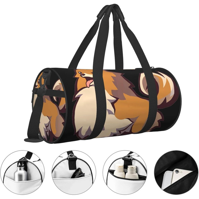 Дорожня сумка Милий песик, спортивна сумка для чоловіків та жінок, сумка-мішок для пляжу та спорту