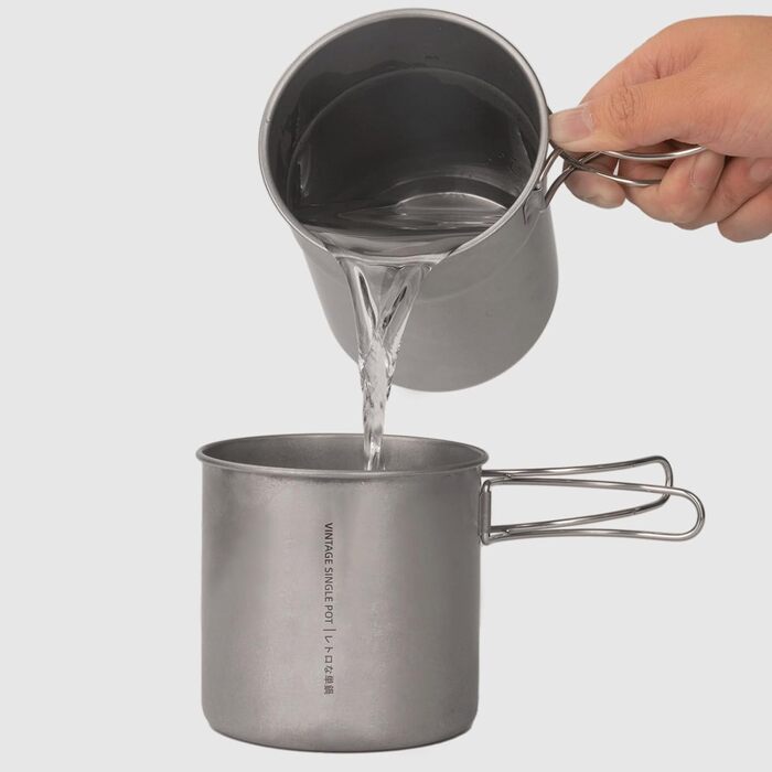 Набір посуду для кемпінгу на свіжому повітрі, горщики для пікніка зі складними ручками, горщики з нержавіючої сталі, аксесуари для кемпінгу, набір міцних горщиків для пікніка