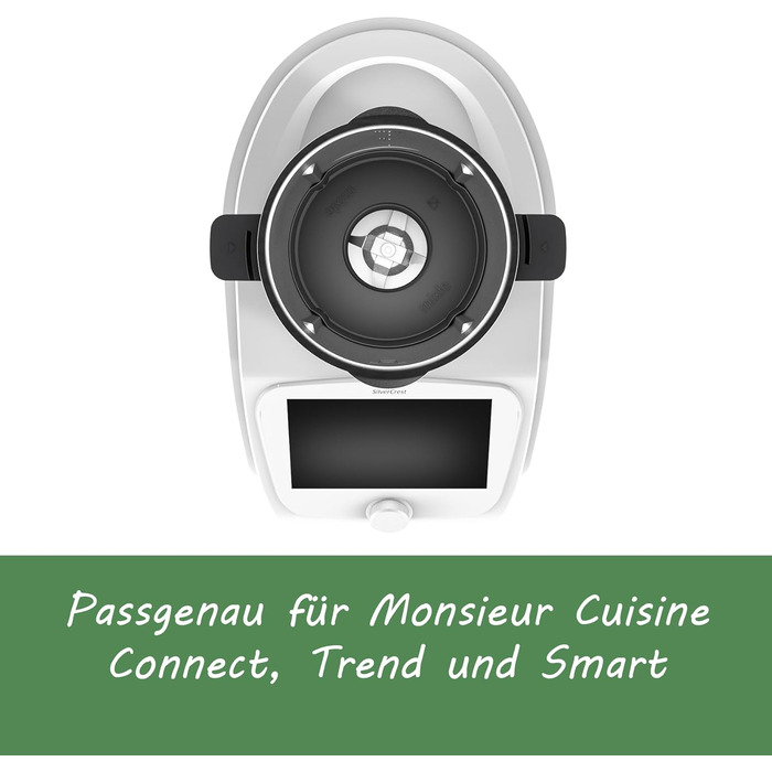 Роздільник змішувальної камери Mixle, редукція чаші для змішування, сумісна з Monsieur Cuisine Smart, Connect & Trend, більш ефективне подрібнення їжі, аксесуари