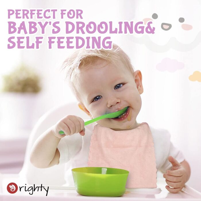 Зручні серветки для відрижки, Надзвичайно м'який та поглинаючий кораловий фліс, Ніжні та великі серветки для відрижки для чутливої