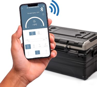 Метеор термоелектричний холодильник з колесами і управлінням додатком через Bluetooth Електричний компресорний охолоджувач 12/24В