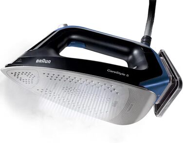 Парова прасувальна станція Braun CareStyle 5 IS 5145 WH - парова праска з підошвою FreeGlide 3D та функцією Eco, 2400 Вт, паровий
