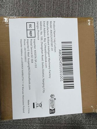 Універсальна клиноподібна подушка для підняття ніг, з піни з ефектом пам&39яті, чохол, що прається, 68x25x22 см - подушка для підняття ніг та колін, знімає набряки та біль