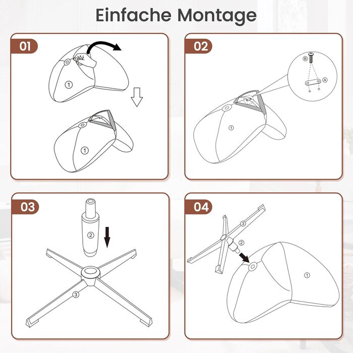 Крісло Yaheetech з тканини букле, м&39яке крісло без підлокітників, сидіння з поворотом на 360, крісло для вітальні/спальні/вітальні, білий колір