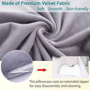 Подушка для вагітних AS AWESLING, U-подібна подушка для всього тіла, подушка для годування, подушка для підтримки та вагітності для вагітних зі знімним чохлом, темно-сіра