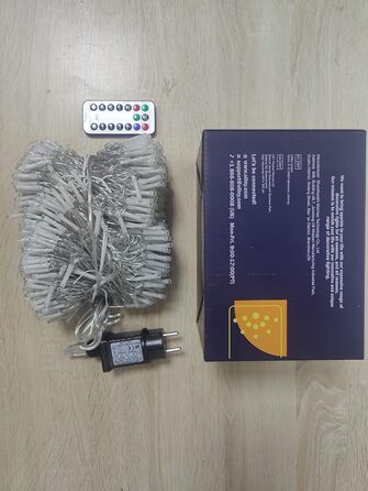 Казкові вогні на відкритому повітрі 80M 800LED, потужність казкових вогнів 8 режимів з таймером дистанційного керування, казкові в