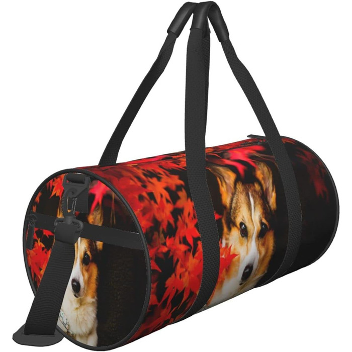 Дорожня сумка з милим коргі, спортивна сумка для чоловіків та жінок