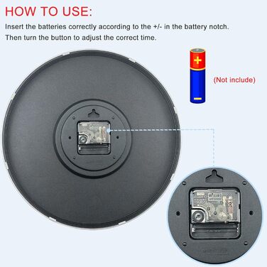 Настінний годинник Nutabevr 30 см, сучасний кварцовий безшумний настінний годинник круглий без цокання декоративний настінний годи
