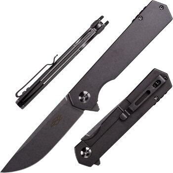 Складаний ніж Лезо зі сталі D2 Рукоятка з кліпсою Гострий одноручний ніж з піхвами і шарикопідшипником Кемпінг Полювання Риболовля