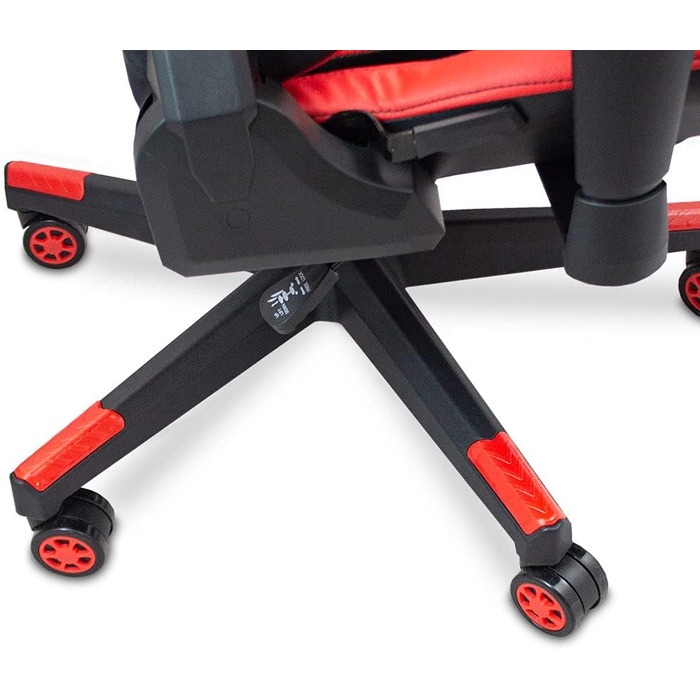 Ігрове крісло Lacestone Patiomage, обертове крісло, ігрове крісло, комп&39ютерне ігрове крісло, ігрове крісло (червоне)