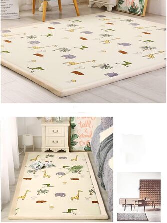 Дитячий килим Loartee для дитячої кімнати, дитячий килим, кораловий червоний оксамитовий килимок, як ковдра для повзання для дитин