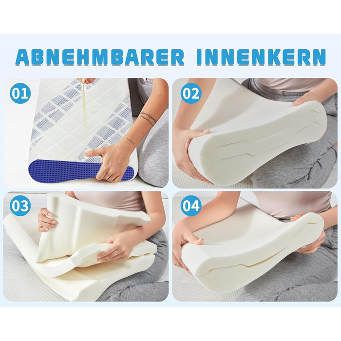 Ергономічна подушка для голови та шиї LAMB