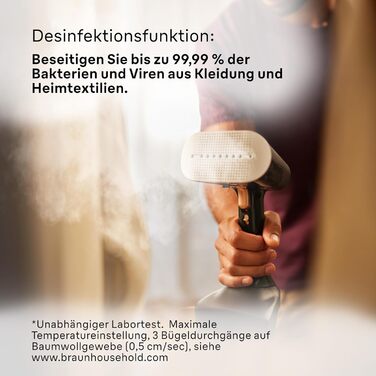 Паровий випрямляч Braun QuickStyle 7 GS7077BK, технологія Dual FreeGlide 3D, технологія FastSteam, відпарювач, пара 35 г / хв, рез