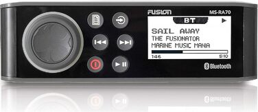 Радіостанція Fusion MS-RA70 з 4 x 50 Вт AM/FM/Bluetooth 2-зонним бездротовим керуванням USB для програми Fusion Link. Стерео