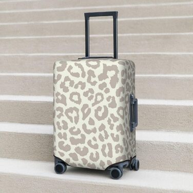 Чохол для валізи Леопард, міцний, для валіз розміром 45.7-81.3 см, коричнево-чорний, малий
