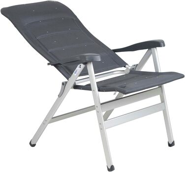 Крісло для кемпінгу Crespo XXL AL/238-DL, темно-сіре, одномісне