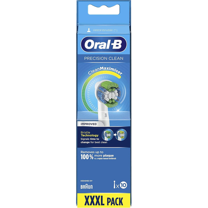 Щітки Oral-B Precision Clean з технологією Cleanmaximiser White ука (1 упаковка)