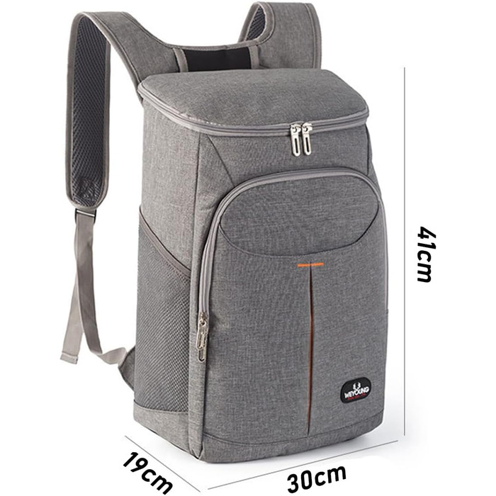 Рюкзак-холодильник 25 л, терморюкзак, сумка для пікніка, велика ізольована сумка-холодильник для чоловіків та жінок для пляжу/пікніка/кемпінгу/барбекю/походів, синій