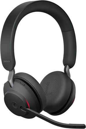 Бездротова гарнітура Jabra Evolve2 65 - стереонавушники з шумозаглушенням, сертифіковані для команд Microsoft, з тривалим часом ав