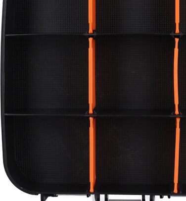 Двосторонній органайзер для деталей Haofy з кількома відділеннями та прозорою кришкою, міцний ПВХ-пластик для обслуговування та технічних цілей, портативна коробка для зберігання