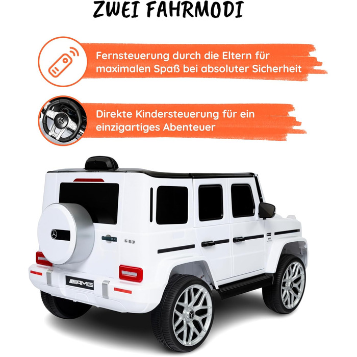 Електромобіль для дітей Офіційний з ліцензією 12 вольтовий акумулятор з пультом дистанційного керування 2.4 ГГц двері з MP3, 63 Sp
