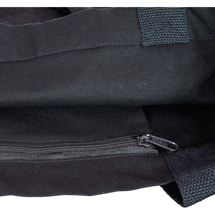 Стильна містка сумка Cottonbagjoe з внутрішньою кишенею та застібкою-блискавкою бавовняна сумка тканинна сумка сумка шоппер з вели