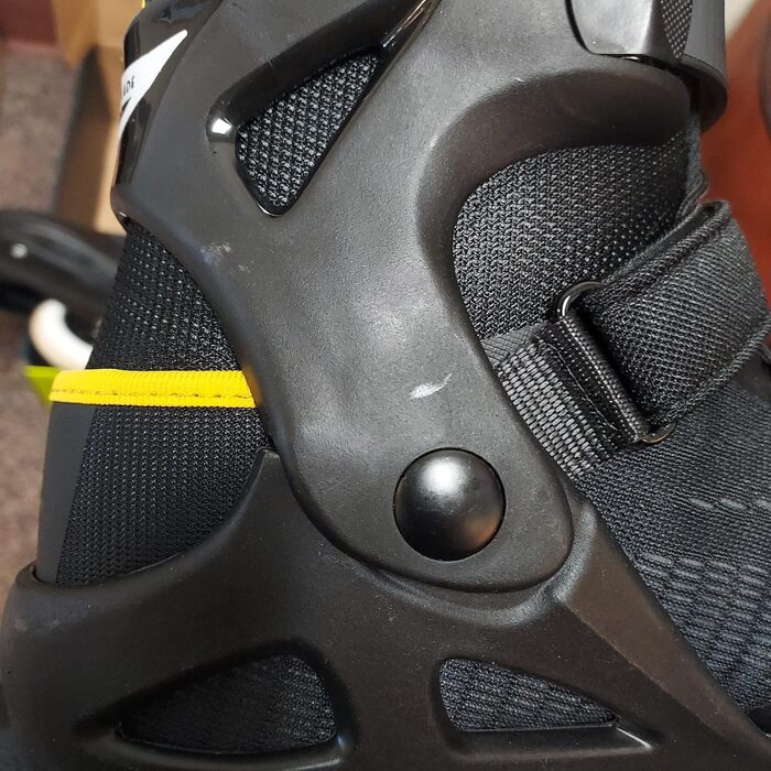 Чоловічі роликові ковзани Macroblade 100 3WD Fitness, чорно-шафраново-жовті, Performance Inline 8.5 Black,Yellow