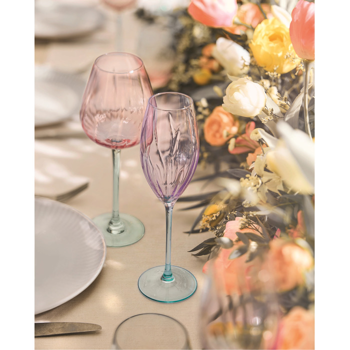 Набір келихів CD'A Swirly Spring, 4х470 мл (7224465)