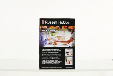 Повільноварка Russell Hobbs каструля з антипригарним покриттям 6 л XL, програмований таймер/час приготування Maxicook (3 налаштува