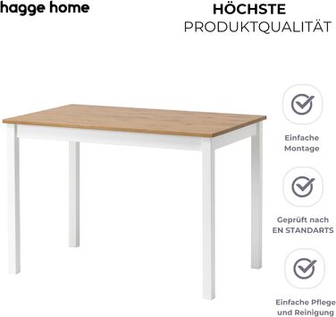 Скандинавський дерев&39яний стіл 110x68 обідній стіл кухонний стіл письмовий стіл обідній стіл домашній офіс дитячий стіл обідні столи стіл для вітальні стіл для навчання маленький білий коричневий