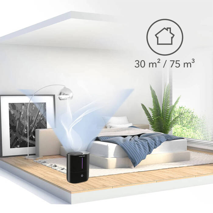 Зволожувач повітря ультразвуковий Trotec B 2 E Black (1160000051)
