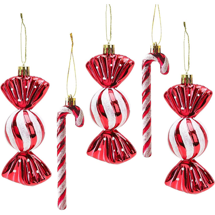 Різдвяних прикрас у формі цукерок 18 шт Winwild