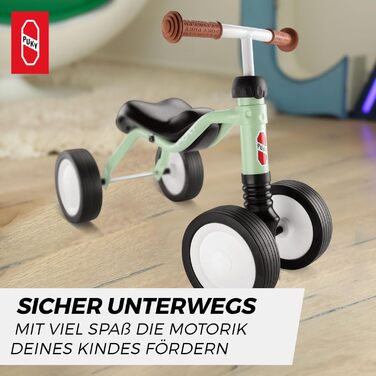 Безпечний розсувний транспортний засіб Для малюків від 1,5 років З поворотною віссю Безпечні ручки на кермі Всередині та зовні Кол