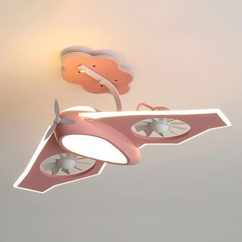 Світлодіодний стельовий світильник з регулюванням яскравості, стельовий вентилятор зі світлодіодним світлом, регульованою швидкіст